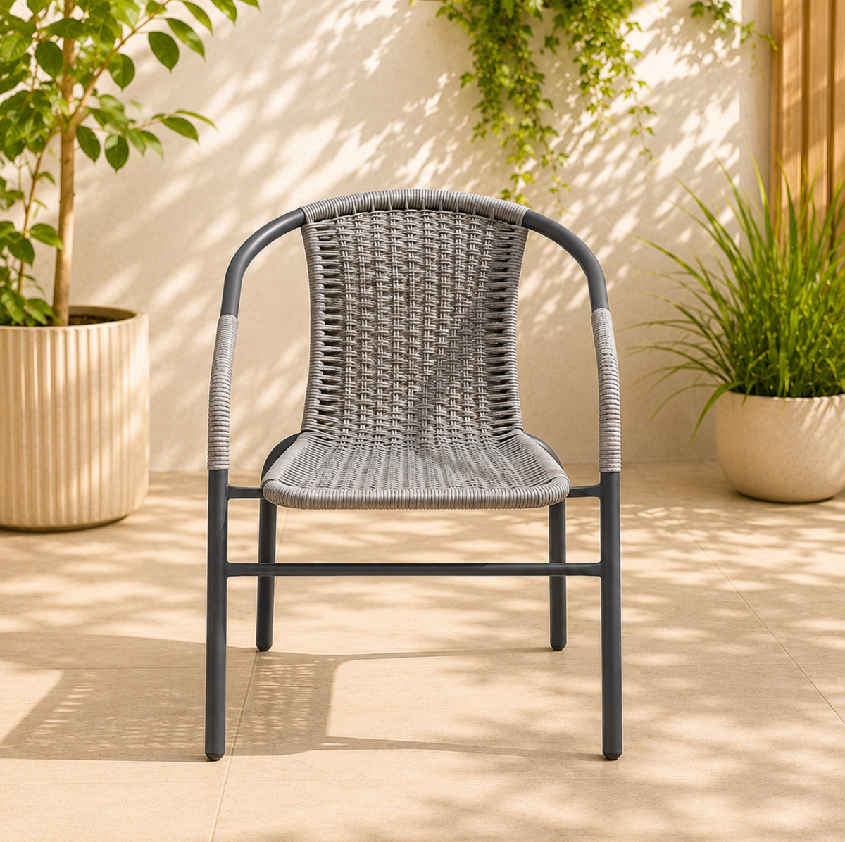 Silla de Jardín Jizan en gris