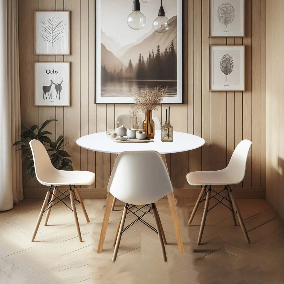 Mesa de Comedor Circular Oslo 80cm
