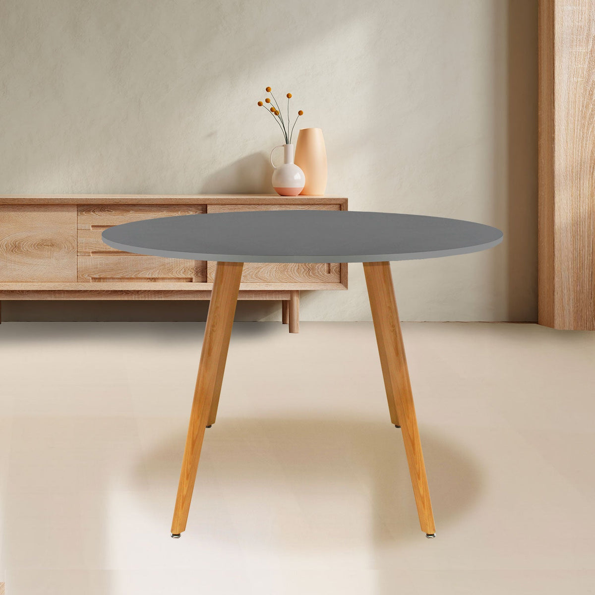 Mesa de Comedor Circular Frankfurt 100cm