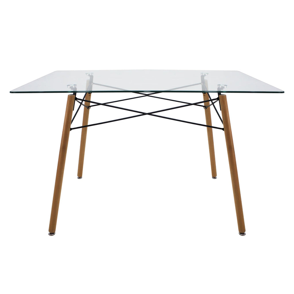 Mesa Comedor Oslo T5 | Rectangular de cristal templado