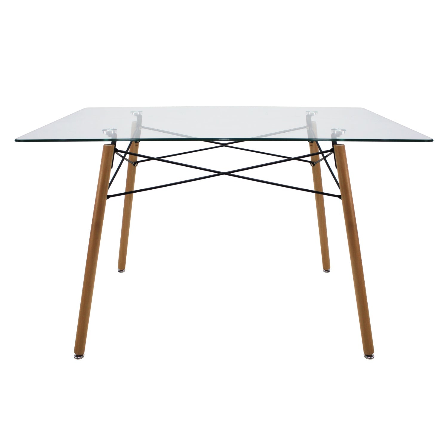 Mesa Comedor Oslo T5 | Rectangular de cristal templado