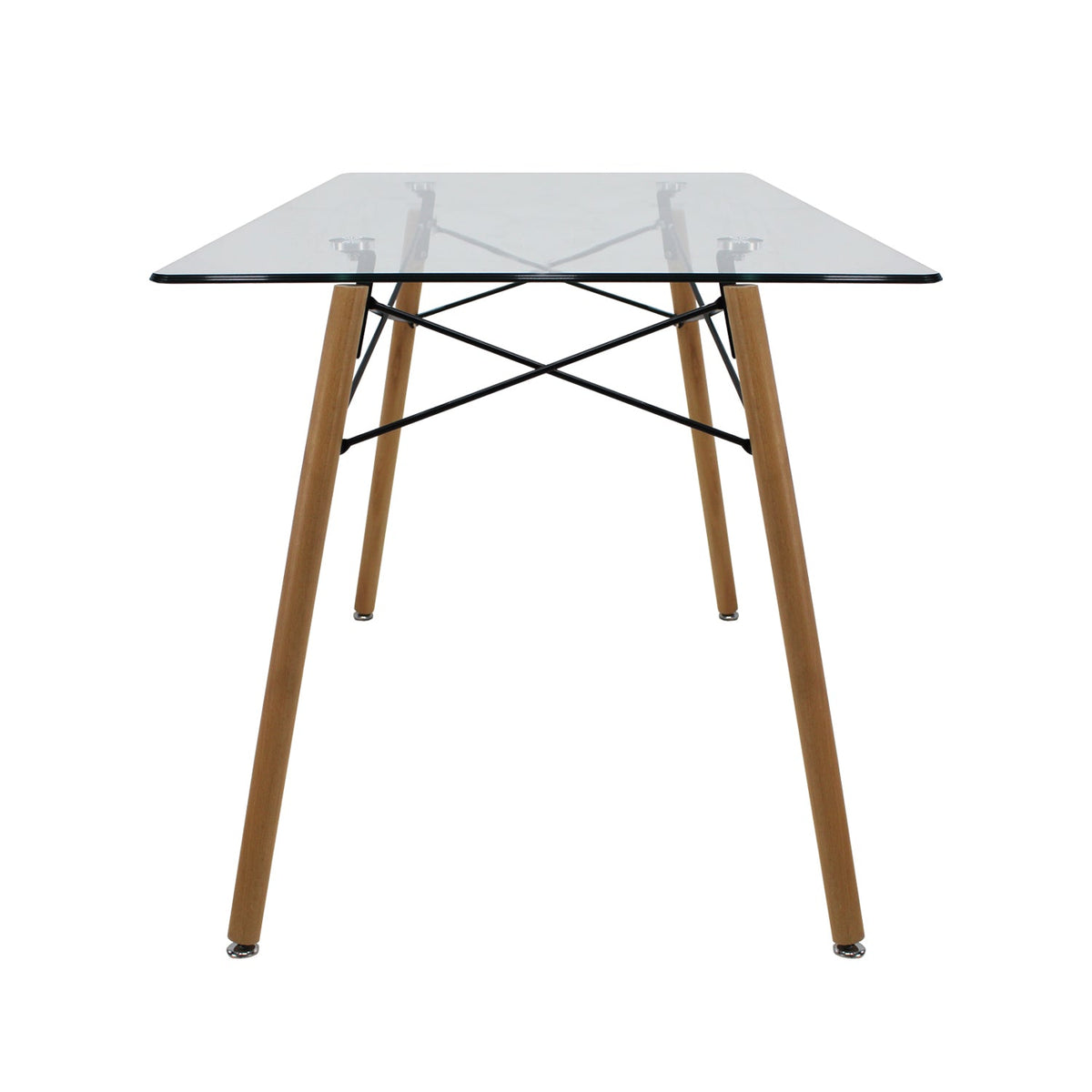 Mesa Comedor Oslo T5 | Rectangular de cristal templado
