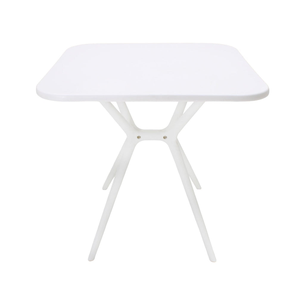 Mesa Lodi en blanco, vista de frente