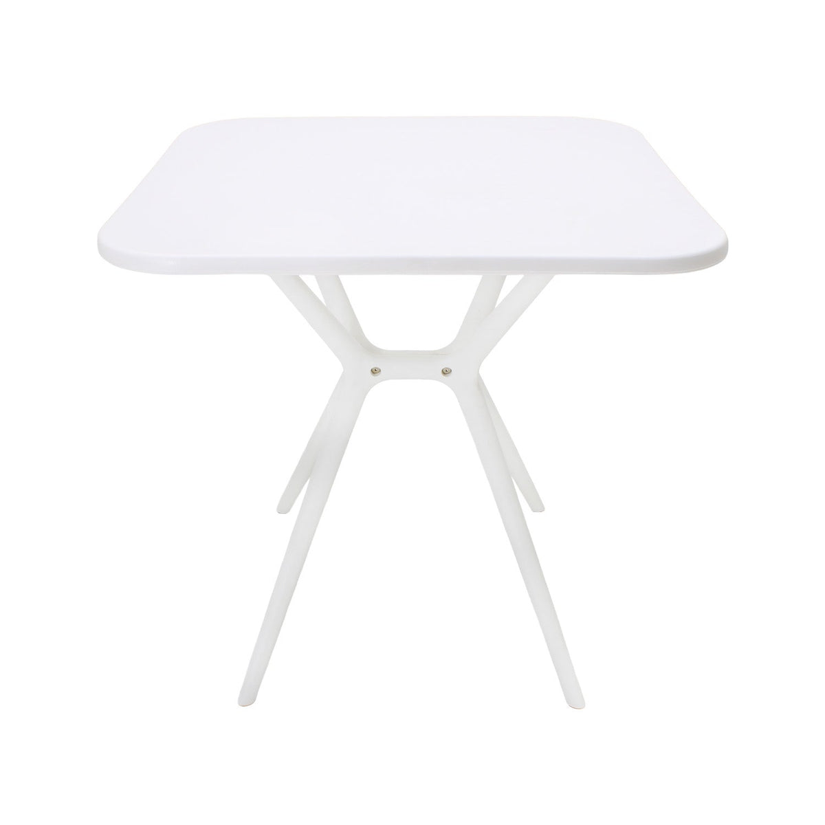 Mesa Lodi en blanco, vista de frente